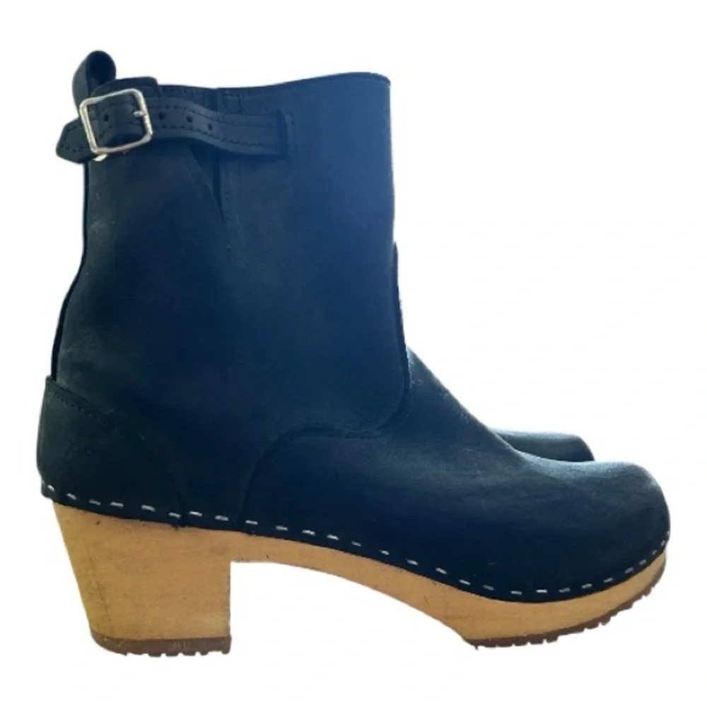 SANDGRENS New‎ York Clog Boots Black Nubuck 41 US 10-10.5 - Picture 6 of 16